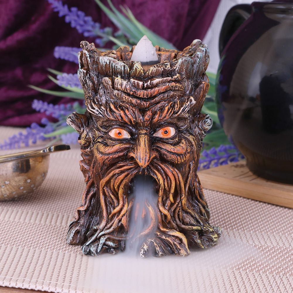 Aged Oak Backflow Incense Burner 8 Aged Oak Backflow Incense Burner 8.5cm