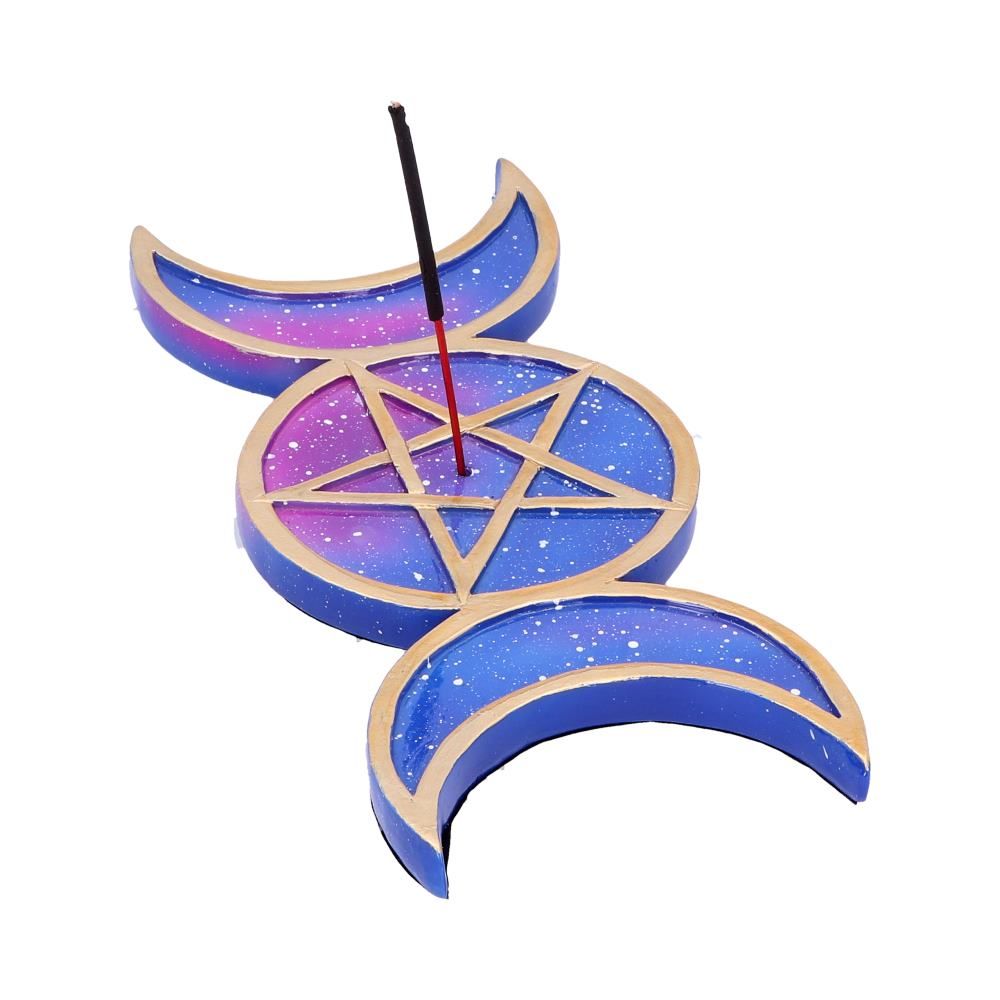 Triple Moon Incense Burner (Set of 4) 21 Triple Moon Incense Burner (Set of 4) 21.5cm