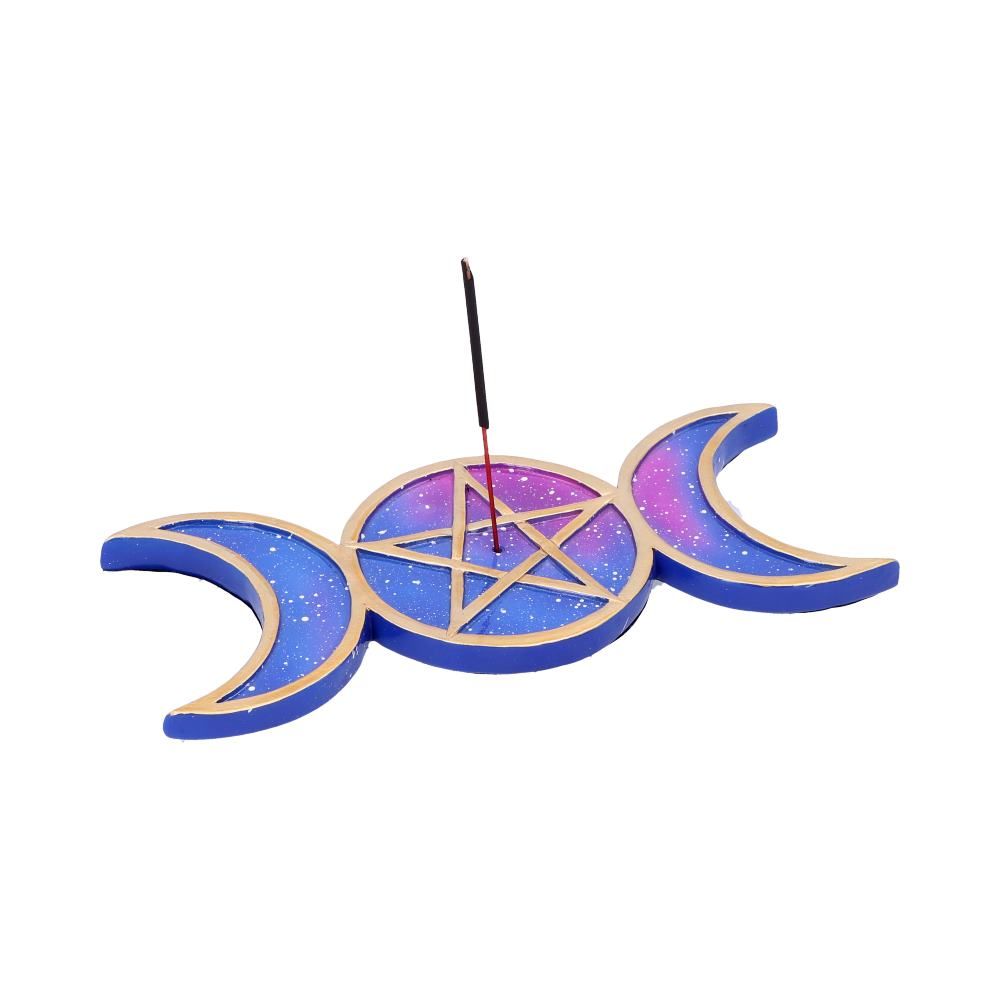 Triple Moon Incense Burner (Set of 4) 21 Triple Moon Incense Burner (Set of 4) 21.5cm