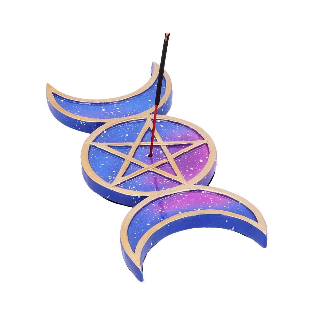 Triple Moon Incense Burner (Set of 4) 21 Triple Moon Incense Burner (Set of 4) 21.5cm