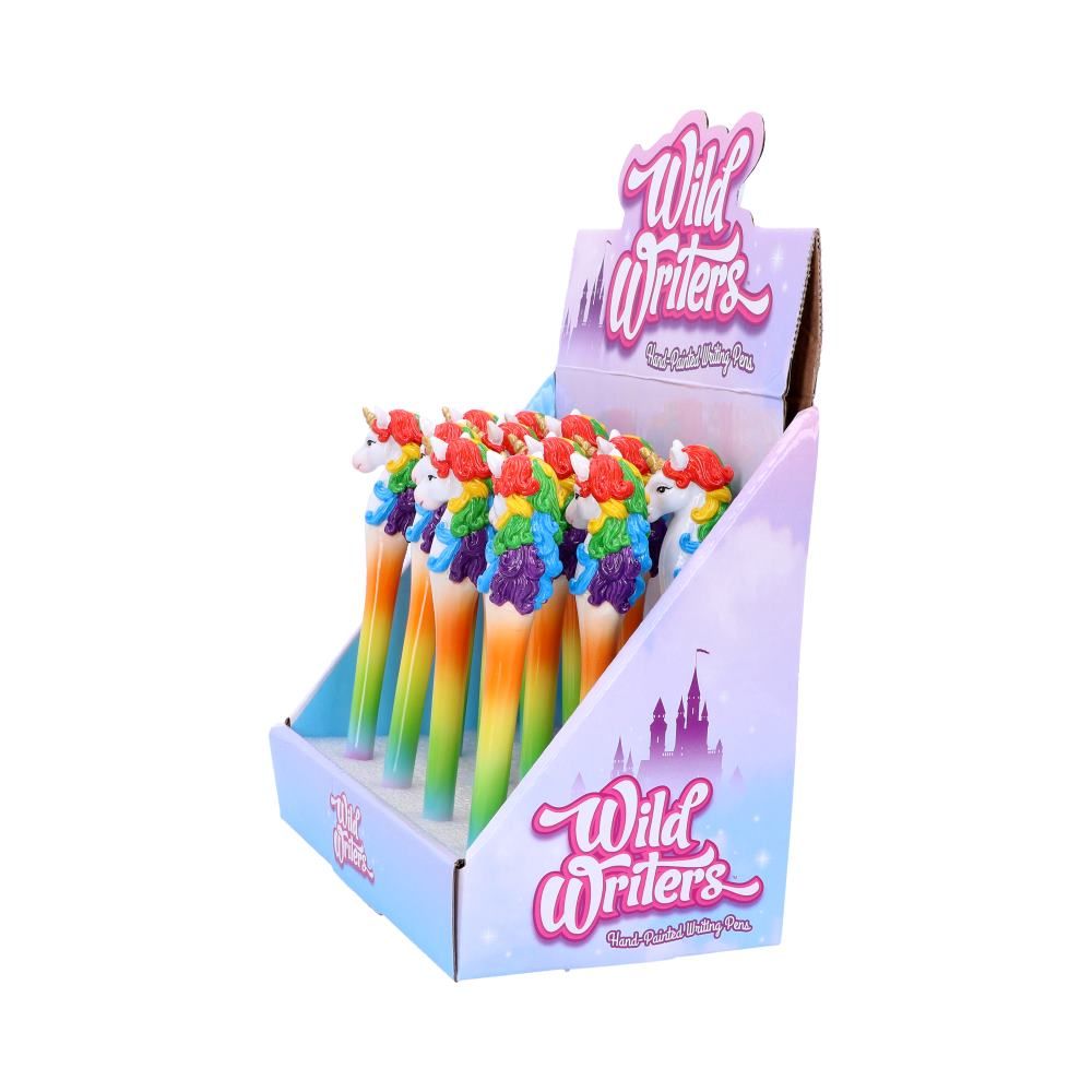Wild Writers Rainbow Unicorn Pens (Display of 12) 2 Wild Writers Rainbow Unicorn Pens (Display of 12)