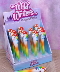 Wild Writers Rainbow Unicorn Pens (Display of 12)