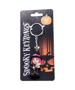 Spooky Keyrings Witch 5.5cm (Pack of 12)