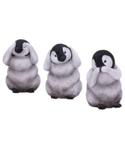 Three Wise Penguins 8.7cm