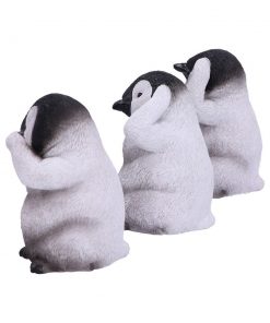 Three Wise Penguins 8.7cm