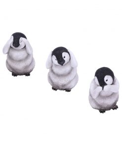 Three Wise Penguins 8.7cm