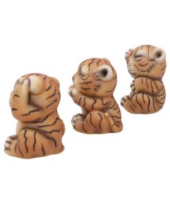 Three Wise Tigers 8cm