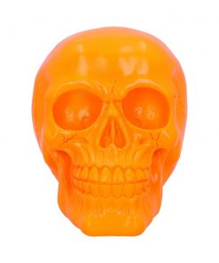 Psychedelic Skull Orange 15.5cm