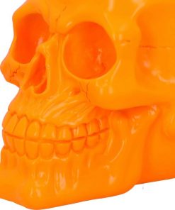 Psychedelic Skull Orange 15.5cm