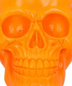 Psychedelic Skull Orange 15.5cm